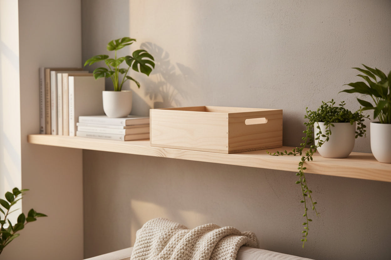 Caja de Madera Organizadora Manilla Cruzada