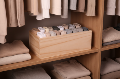 Caja Organizadora Grande Madera OAKY