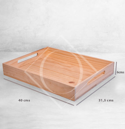 Bandeja de Madera de Pino 1