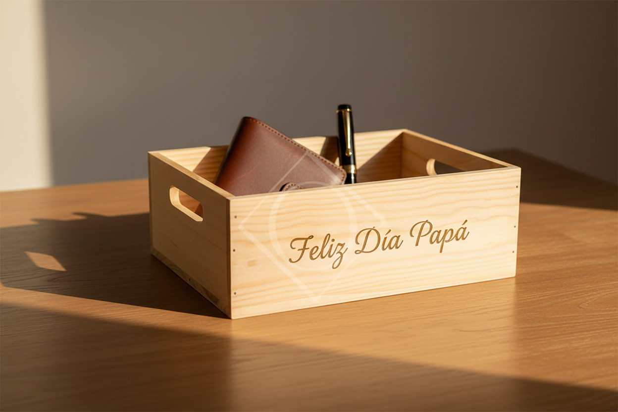 Caja Organizadora Rectangular de Madera OAKY